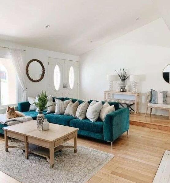عکس مبل فیروزه ای