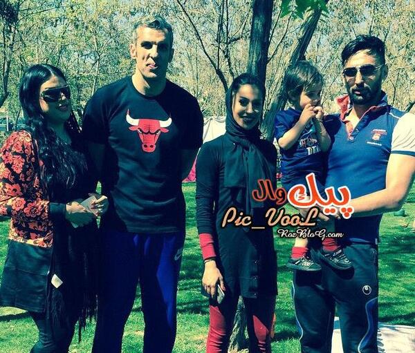 عکس پوریا فیاضی و همسرش