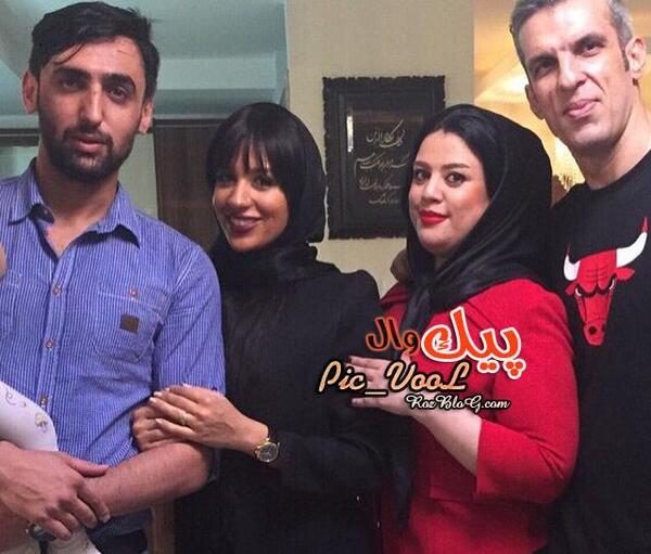 عکس پوریا فیاضی و همسرش