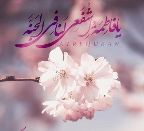 عکس نوشته فاطمه معصومه