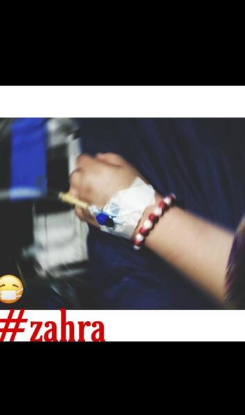 عکس از دست دختر سرم زده برای پروفایل