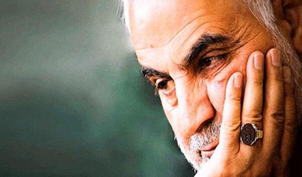 عکس قاسم سلیمانی جنگ