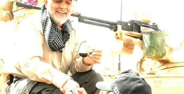 عکس قاسم سلیمانی جنگ