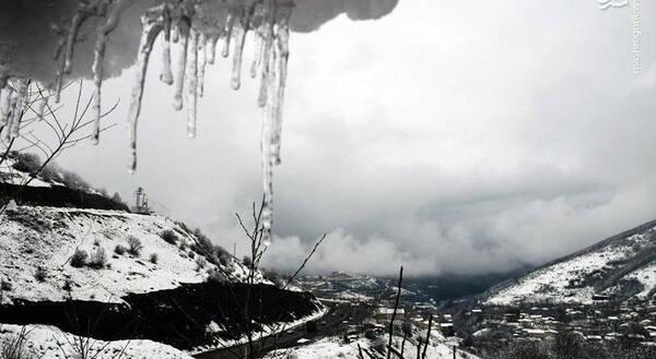 عکس زمستان گردنه حیران