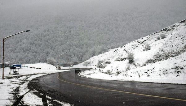 عکس زمستان گردنه حیران