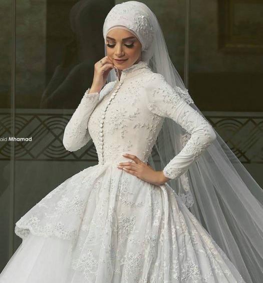 عکس حجاب لباس عروس