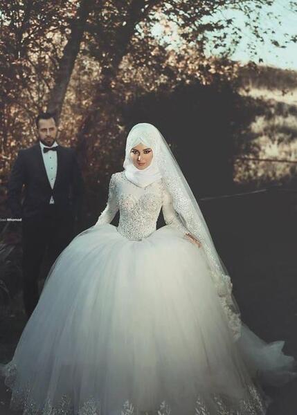 عکس حجاب لباس عروس
