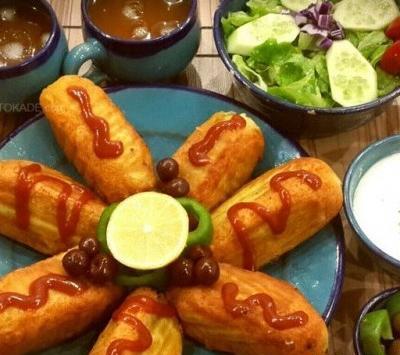 عکس غذا در ظروف یکبار مصرف