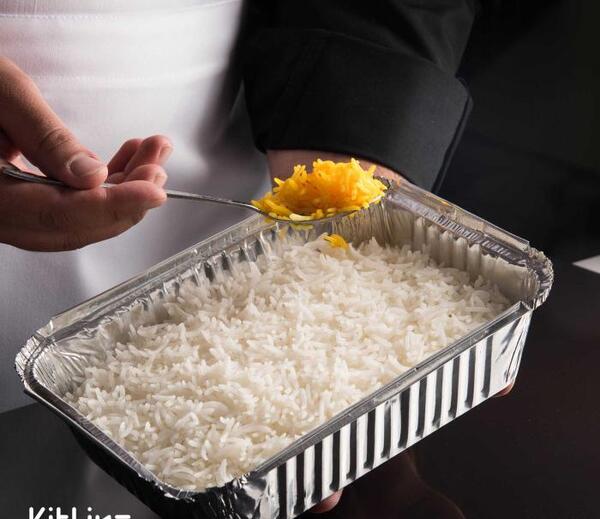 عکس غذا در ظروف یکبار مصرف