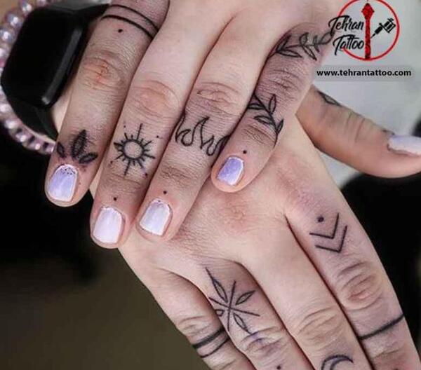 عکس های تاتو روی دست مردانه