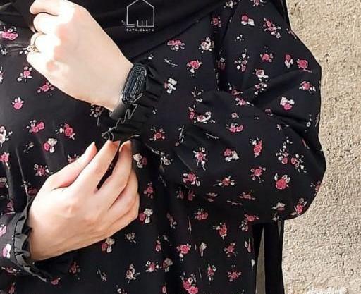 عکس مدل مانتو گل گلی