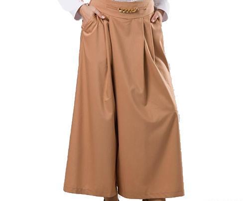 عکس دامن شلواری پیله دار