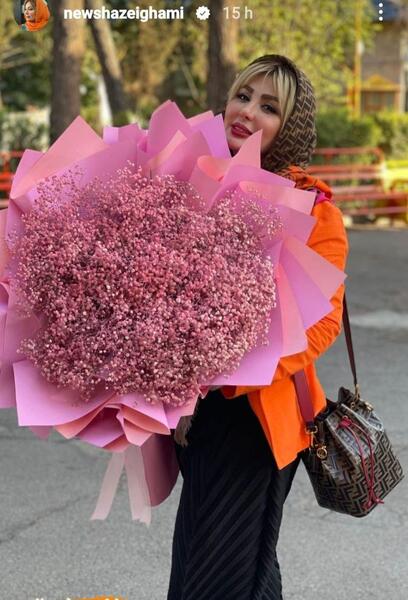 عکس نیوشا ضیغمی در هشتگ
