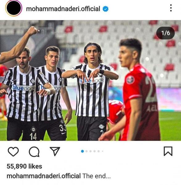عکس محمد نادری بازیکن استقلال