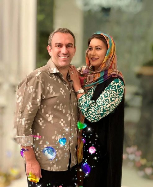 عکس فریبا نادری و سام درخشان