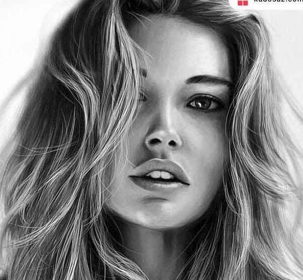 عکس های نقاشی چهره زیبا