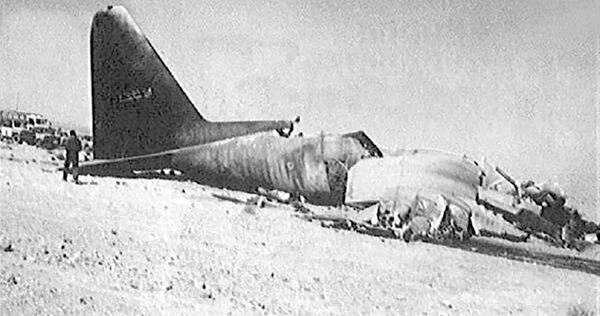 عکس هواپیمای سقوط کرده
