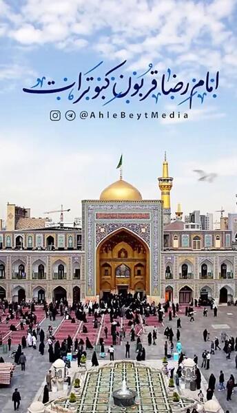 عکس حرم امام رضا سایز استوری