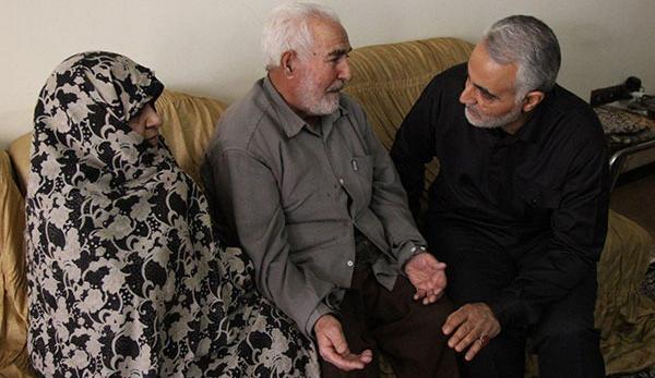 عکس پدر قاسم سلیمانی