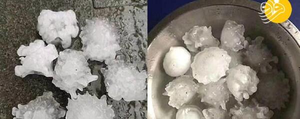 عکس تصاویر بارش تگرگ