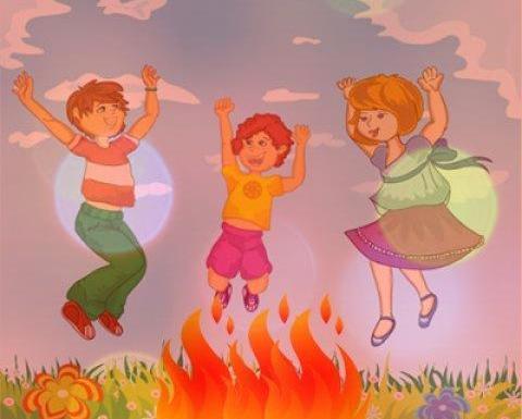 عکس نقاشی چهارشنبه سوری زیبا