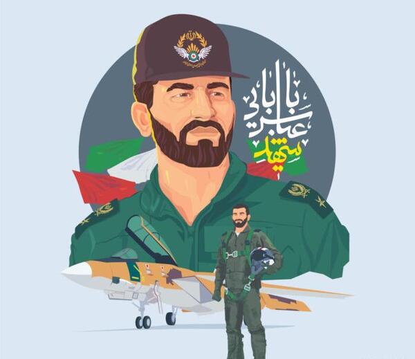 عکس عباس بابایی در امریکا