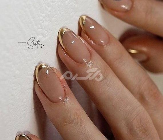 عکس طرح ناخن کوتاه