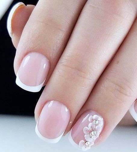 عکس طرح ناخن کوتاه