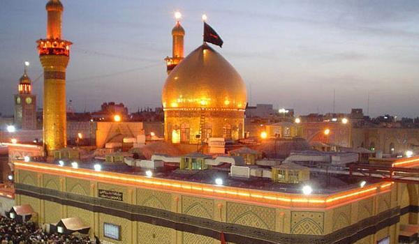 عکس حرم امام حسین روز