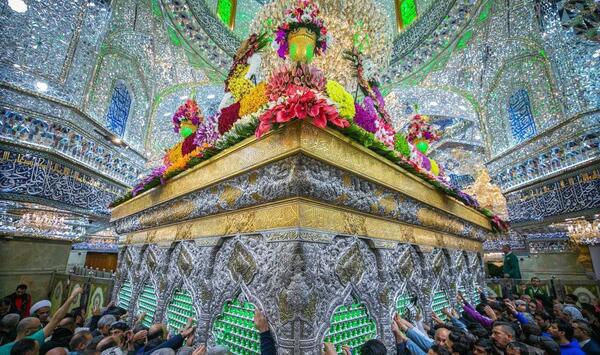 عکس حرم امام حسین روز