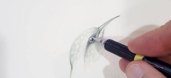 عکس نقاشی گل نقطه ای
