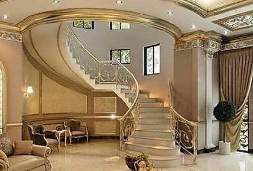 عکس مبل مشکی طلایی