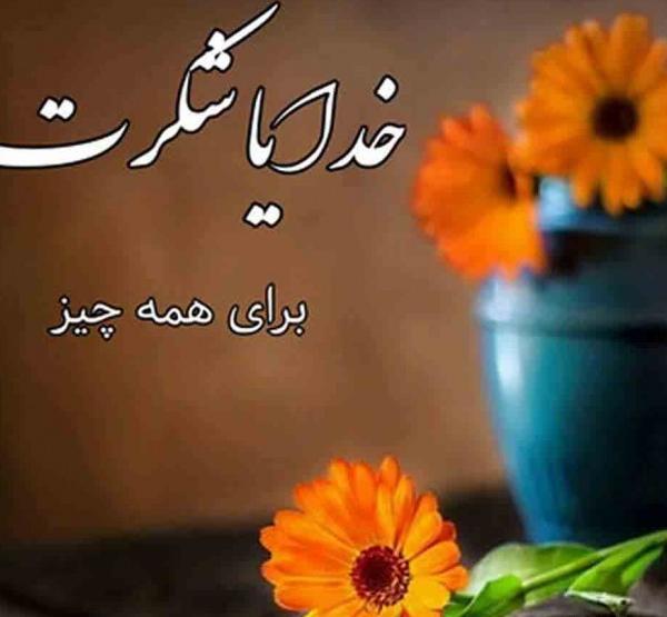 عکس پروفایل واتساپ خدایا شکرت