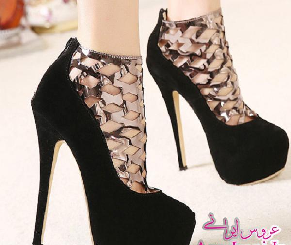 عکس کفش پاشنه بلند مشکی مجلسی