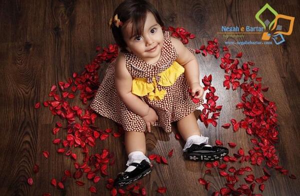 عکس آتلیه کودک هفت ماهه