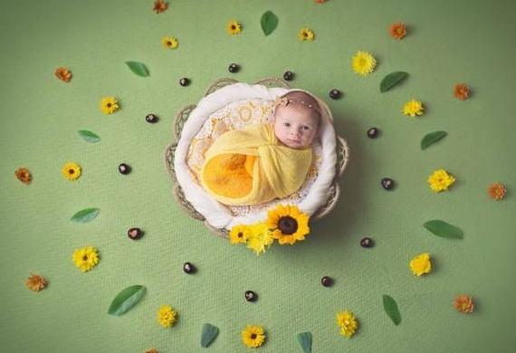 عکس آتلیه کودک هفت ماهه