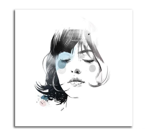 عکس نقاشی پرتره مدرن