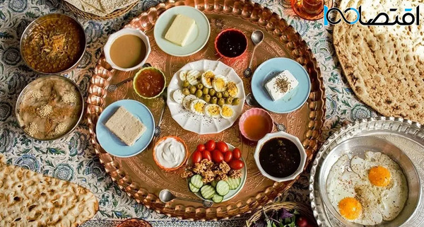 عکس سفره افطاری خونه علی دایی
