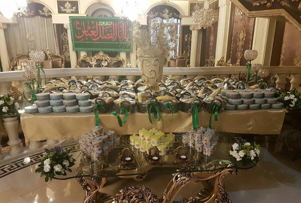 عکس سفره افطاری خونه علی دایی