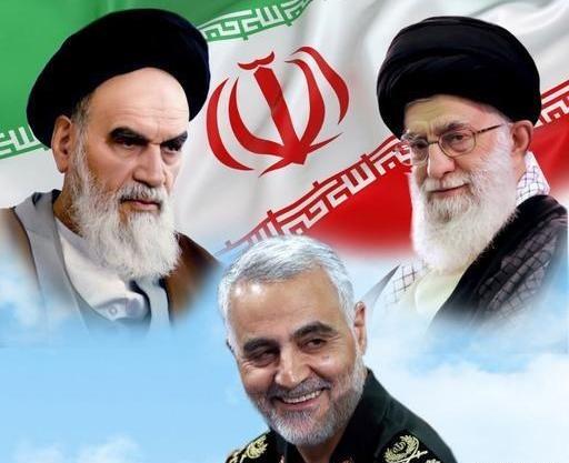 عکس رهبر و حاج قاسم برای پروفایل