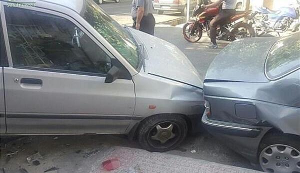 عکس پژو پارس نوک مدادی تصادفی