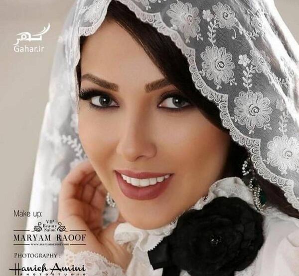 عکس لیلا اوتادی و همسرش در لباس عروس