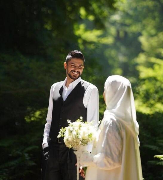 عکس عروس و داماد های محجبه