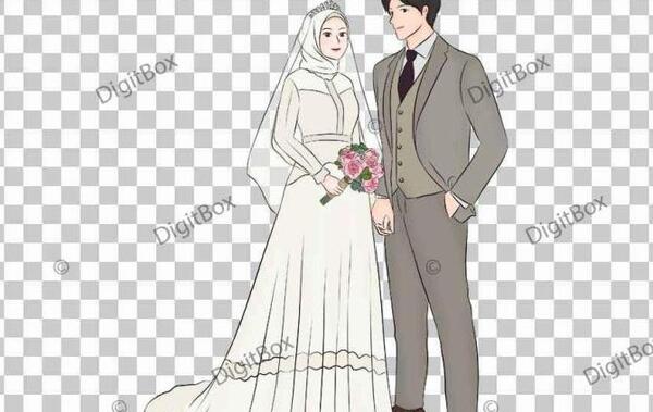 عکس عروس و داماد های محجبه