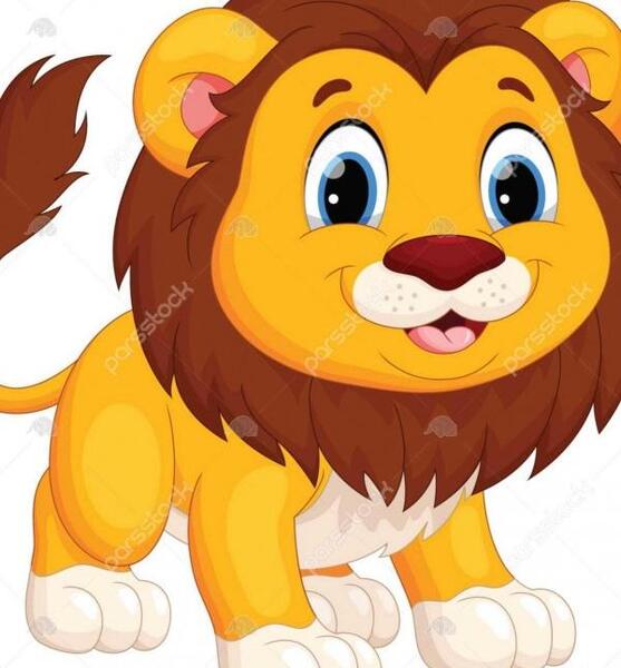 عکس نقاشی فانتزی شیر