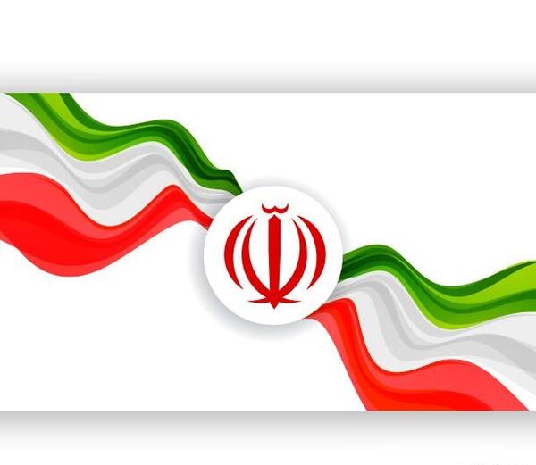 عکس پرچم ایران با گل