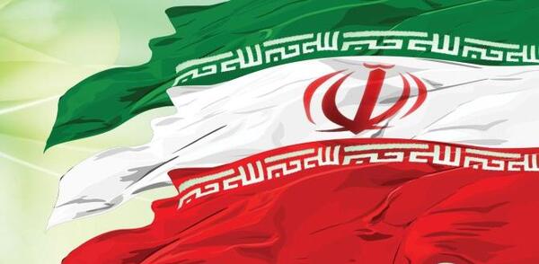 عکس پرچم ایران با گل