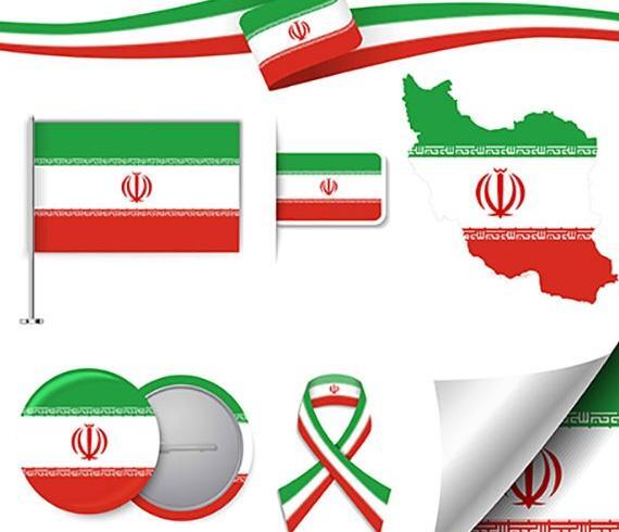 عکس پرچم ایران با گل
