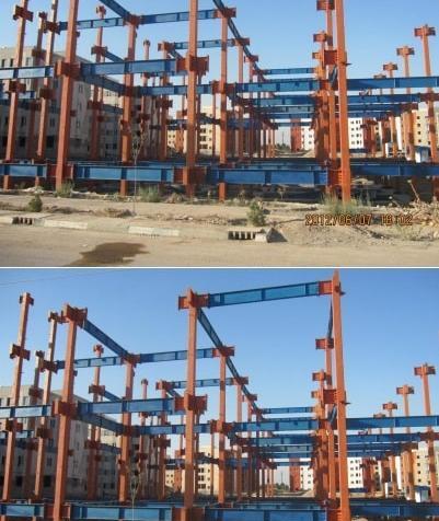 عکس ساختمان فلزی