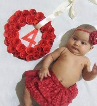 عکس تولد چهار ماهگی
